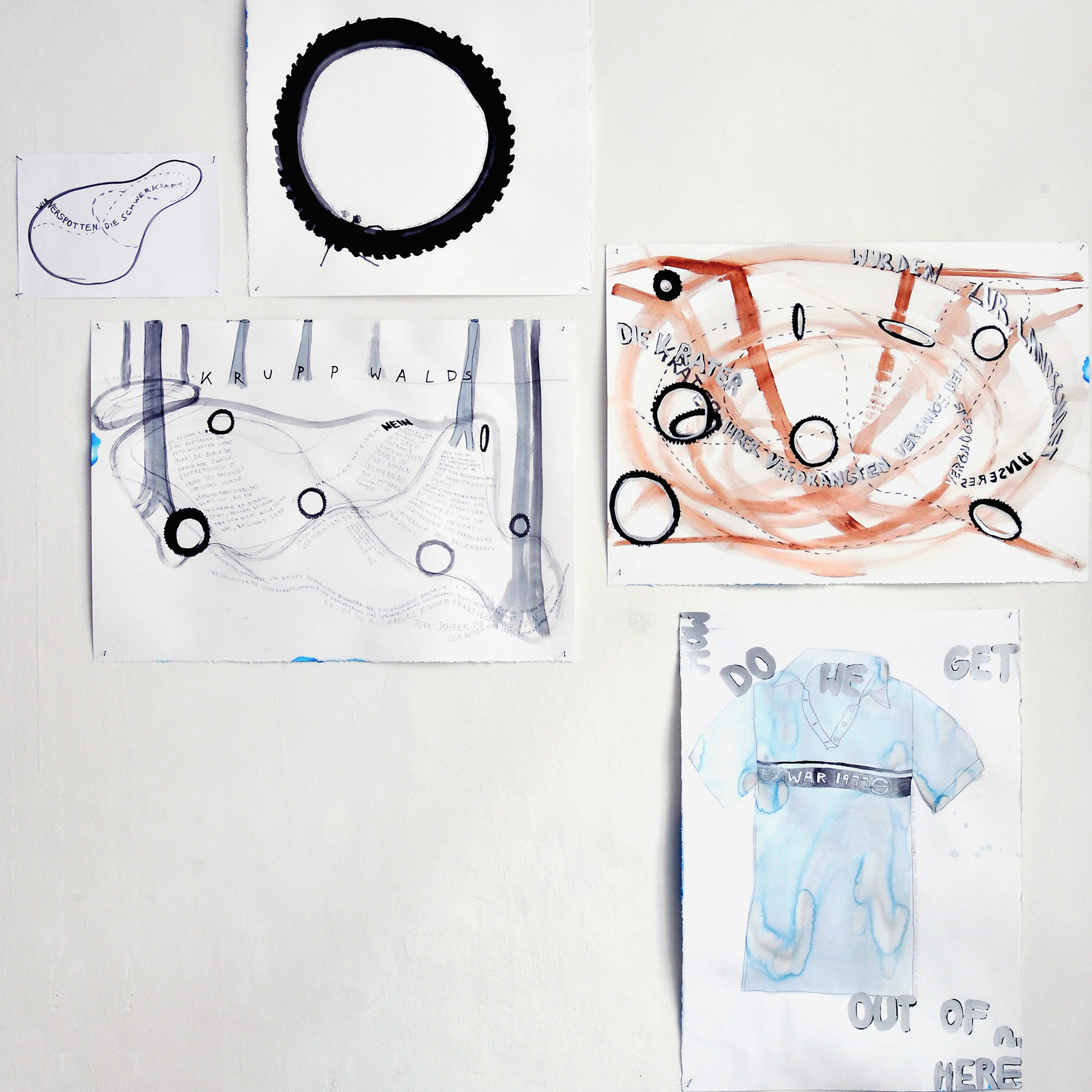 Christoph Schäfer, Die Krater ihrer verdrängten Vergangenheit wurden zu den Landschaften unserer Vergnügens, 2008